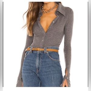 Song of style Viola Bodysuit in Gray medium